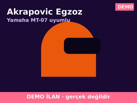 Akrapovic Egzoz (demo)
